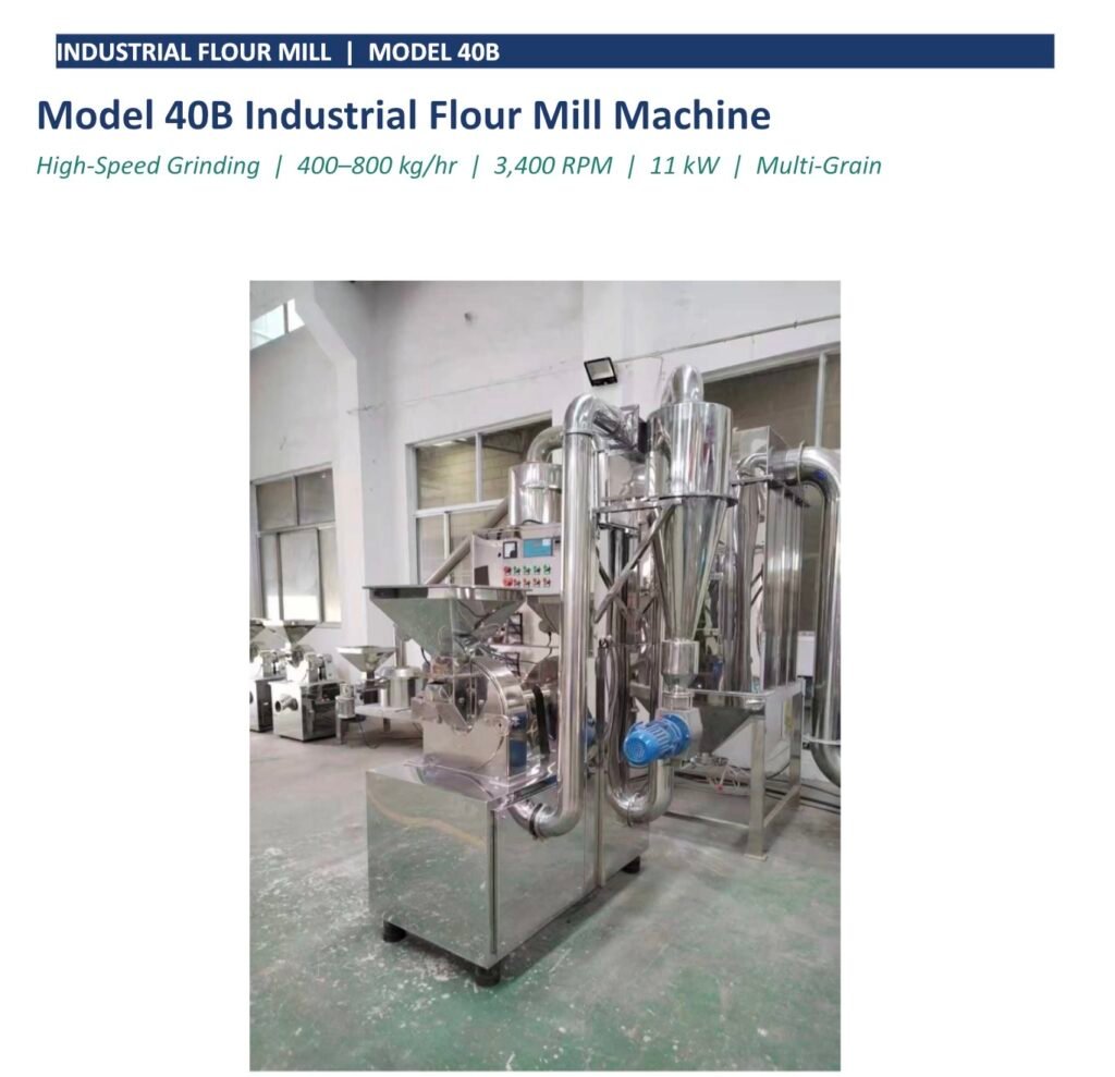 Industrial flour mill